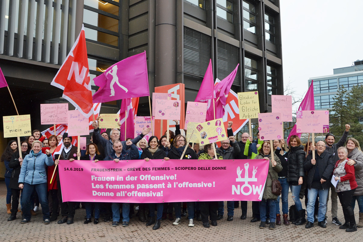 Les délégué-e-s du secteur tertiaire lors de leur assemblée le 29 janvier à Berne