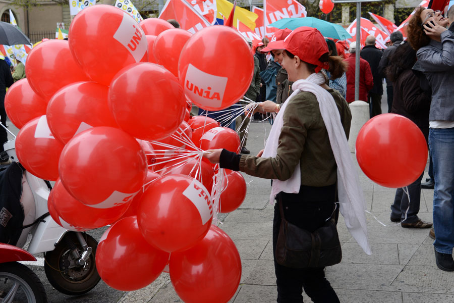 Die Unia gewinnt auch 2014 an Mitgliedern