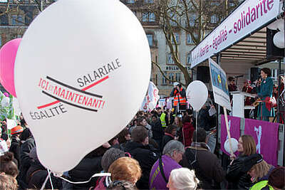 L'énorme inégalité salariale persiste - nous voulons des actes!