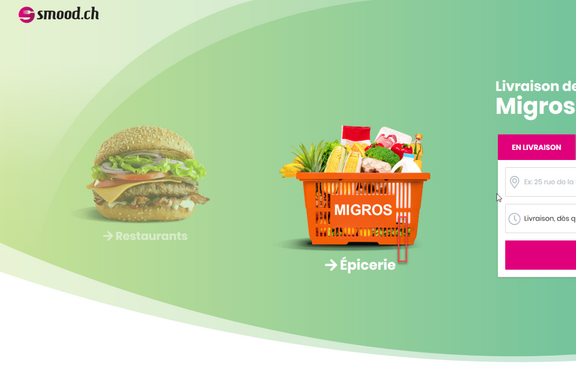 caprute d'écran de smood.ch