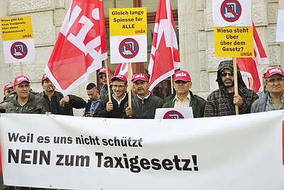 Die Basler Taxi-Fahrer/innen verlangen gleich lange Spiesse für alle