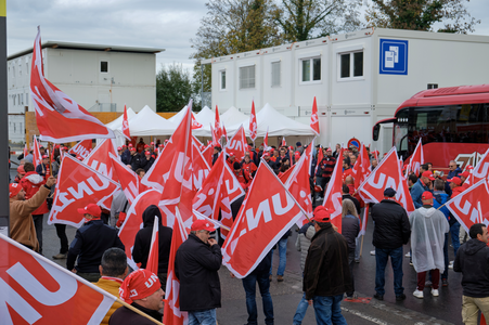 2. Protesttag der Bauarbeiter in die Nordwestschweiz