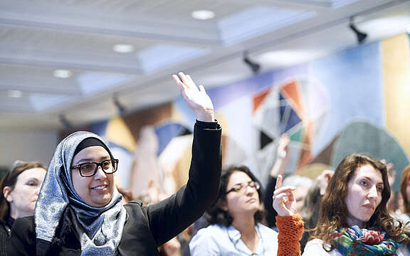 Partecipanti alla Conferenza di Unia sulla migrazione