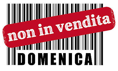 Domenica non in vendita. Logo della campagna