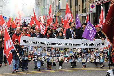 Vania Alleva alla manifestazione a Winterthur