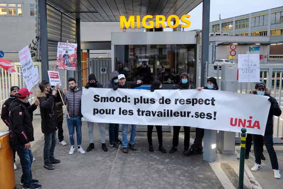 Action pour de meilleures conditions de travail chez Smood