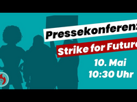 Youtube-Video zur Medienkonferenz am 10. Mai 2021 zum Strike for Future