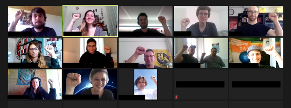 Unia-Jugend-Zoom-Konferenz