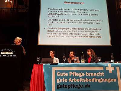 Am 19.11.2016 fand die Unia-Fachtagung zu Pflege und Betreuung in Luzern statt.