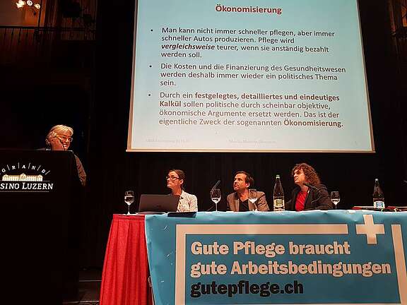 Am 19.11.2016 fand die Unia-Fachtagung zu Pflege und Betreuung in Luzern statt.