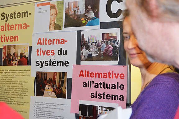 Il «mercato delle idee» durante l'Assemblea dei delegati