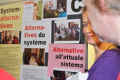 Il «mercato delle idee» durante l'Assemblea dei delegati