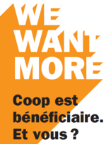 Logo We Want More / Coop