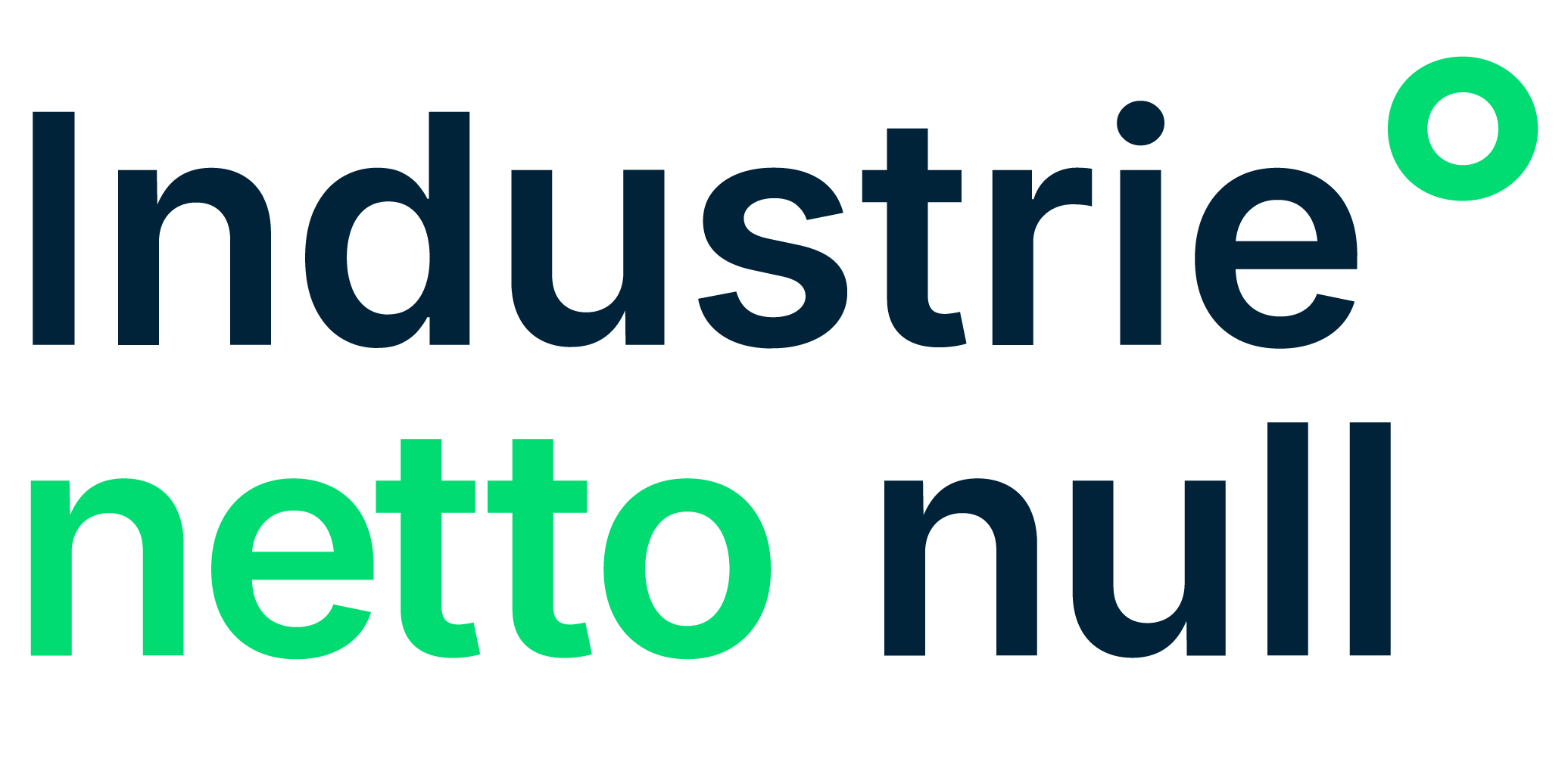 «Industrie netto null»: ökologischer Wandel in der MEM-Industrie Logo des Weiterbildungsprojekts «Industrie netto null»