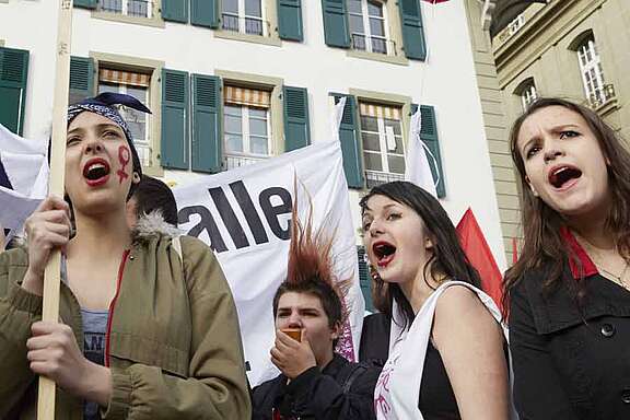 14 giugno: azione «Parità salariale subito!»