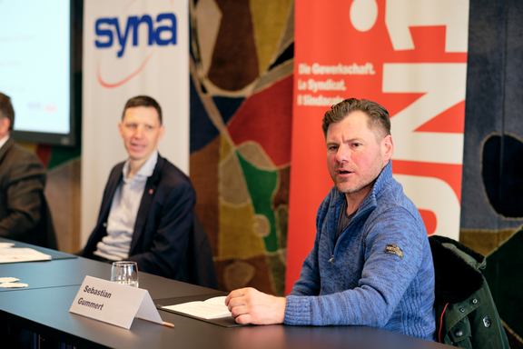 Sebastian Gummert ha presentato le rivendicazioni degli edili