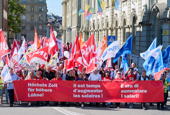 Striscione della manifestazione: 