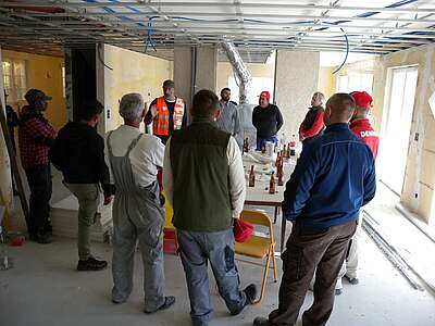 Discussion sur un chantier