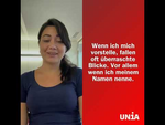 Ein Video der Gewerkschaft Unia, in dem Menschen über ihre Erfahrungen mit Rassismus sprechen.