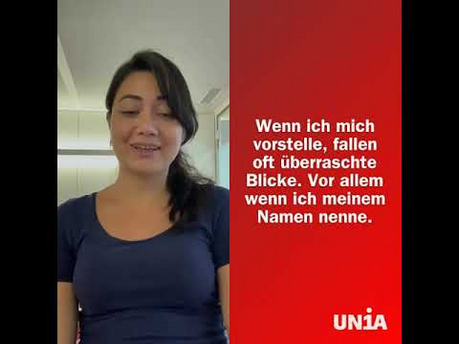 Ein Video der Gewerkschaft Unia, in dem Menschen über ihre Erfahrungen mit Rassismus sprechen.