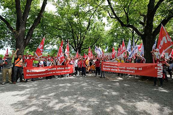 manifestazione degli falegnami