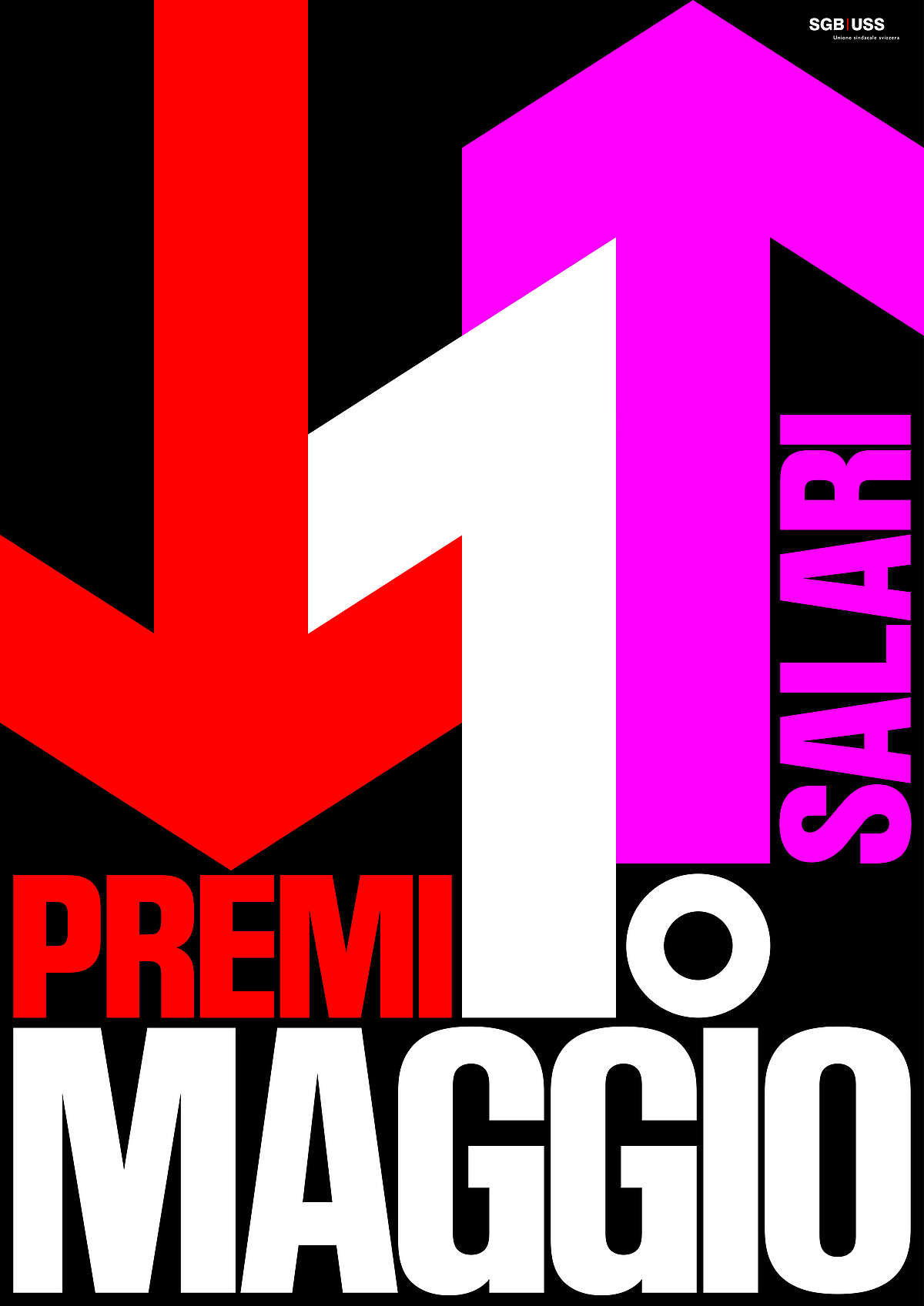 Manifesto 1o maggio: giù i premi, su i salari!