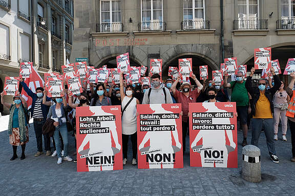 Les cartes postales ont été remises à la poste dans le cadre d'une action.