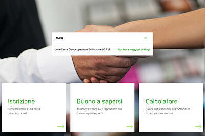 Screenshot senza-lavoro.ch