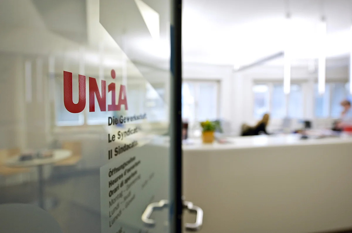 L'area della reception di Unia