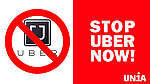 Logo «Stop Uber now»