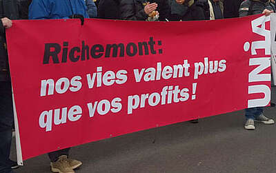 Richemont: le personnel refuse la proposition de la direction