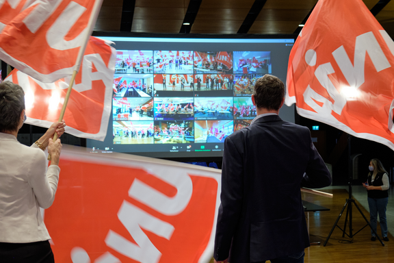 Congresso di Unia 2021 a Bienna