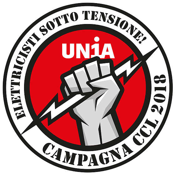 Logo Elettricisti sotto tensione! Campagna CCL 2018