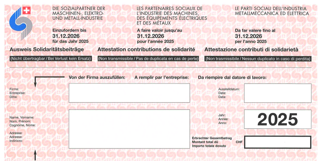extrait de l'attestation de contribututions de solidarité 2024 pour les salarié-e-s de l'industrie MEM