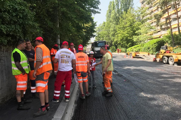 Chantier fermé par Unia