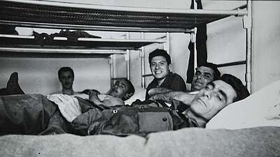 Un’immagine storica tratta dal documentario 